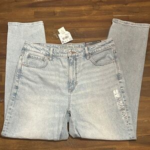 American Eagle Outfitters Light Blue Straight Leg Jeans